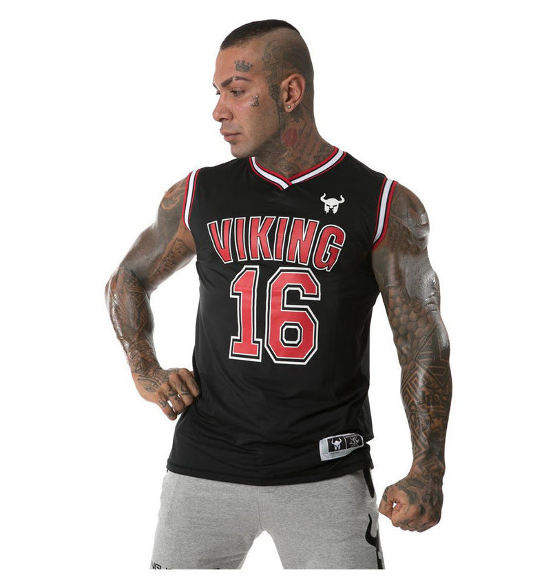 Mesh Dry Vest Basketball Training Suit Running Sports Top