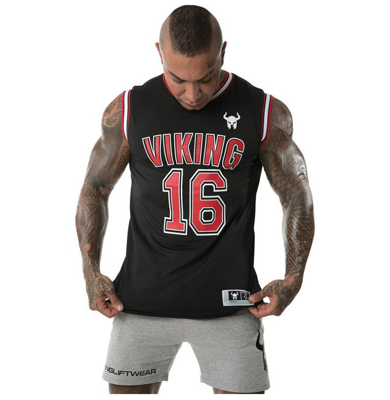 Mesh Dry Vest Basketball Training Suit Running Sports Top