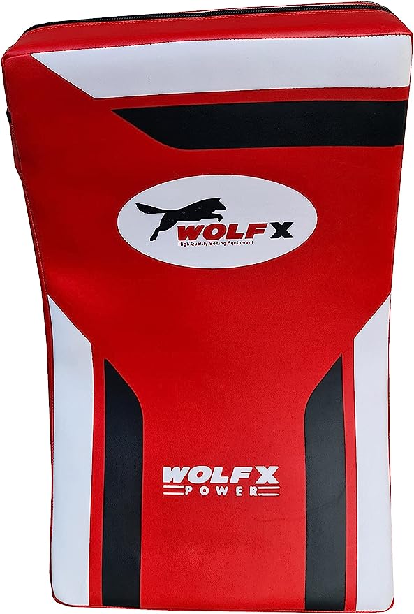 Wolfx curved kick boxing strike multi-layer shield training pad for Martial arts MMA Muay Thai kicking boxing pad (Sold as a Single item