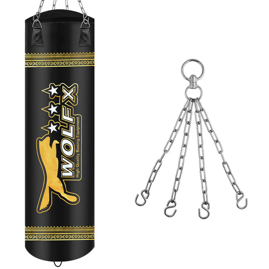 Wolfx Heavy Punch Bag with chain 4-6ft