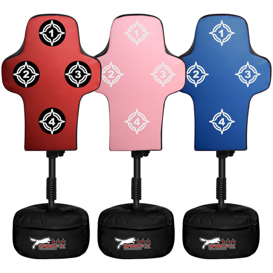 Wolfx Kids Boxing Punch Bag Height Adjustable Gloves Rope